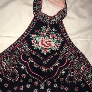 Floral gorgeous prom dress